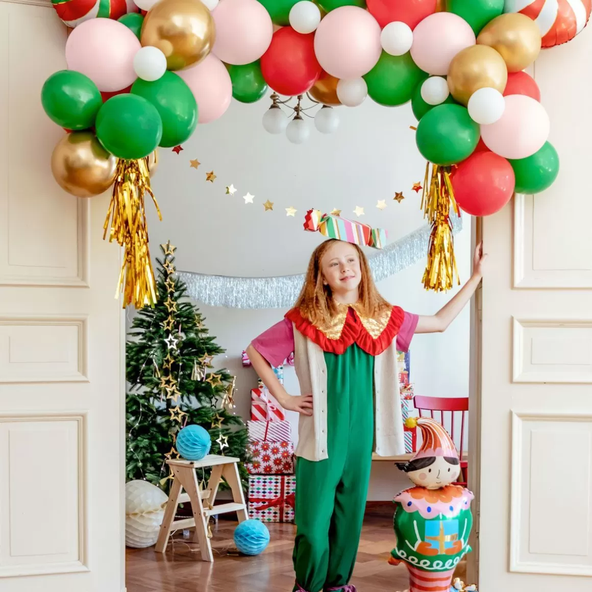 PARTYDECO Balon Elf Stojacy Foliowy 32X75 Cm