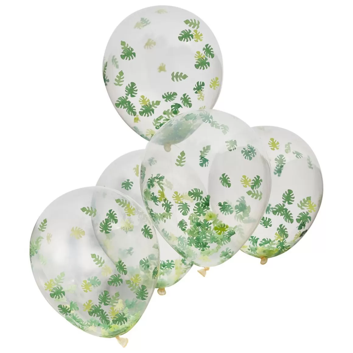 GINGER RAY Balony Lets Go Wild Z Confetti 5 Szt. Fi 30,5 Cm