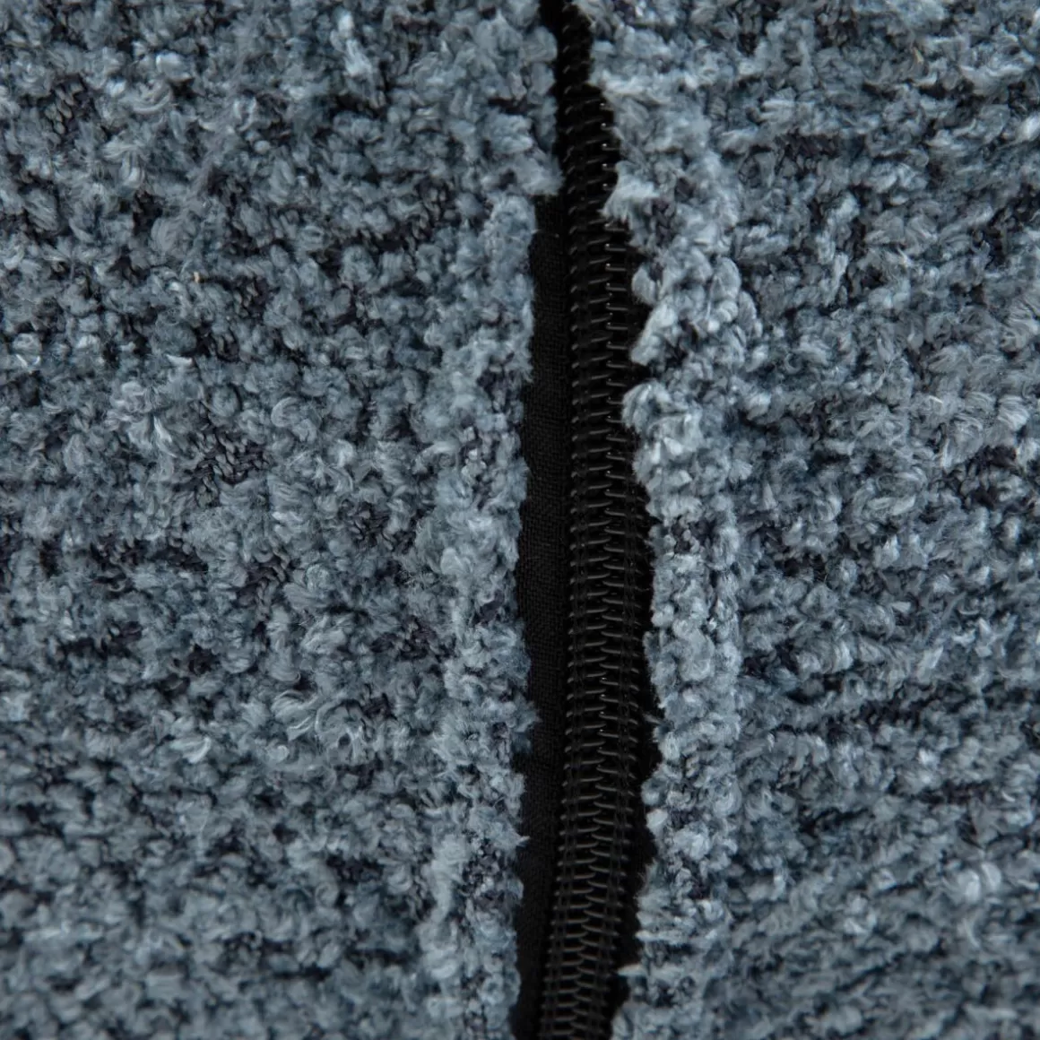 HOMLA Fotel Lunaire Obrotowy W Tkaninie Teddy Boucle Granatowy 86X76X87 Cm