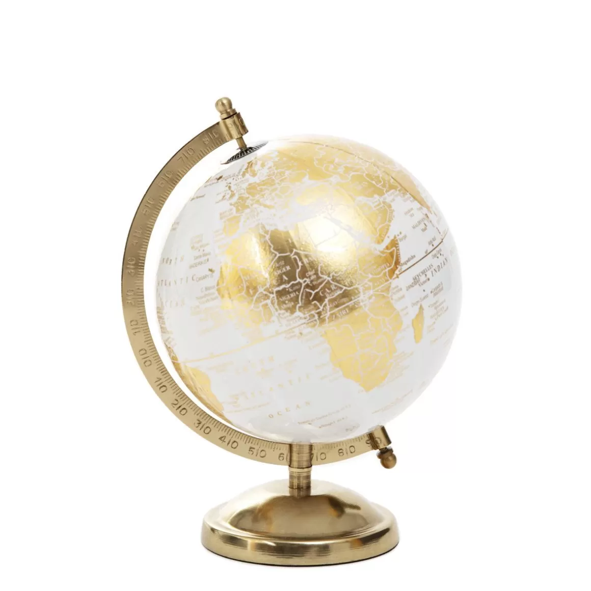 HOMLA Globus Dekoracyjny Globe Zloty 18X15X25 Cm