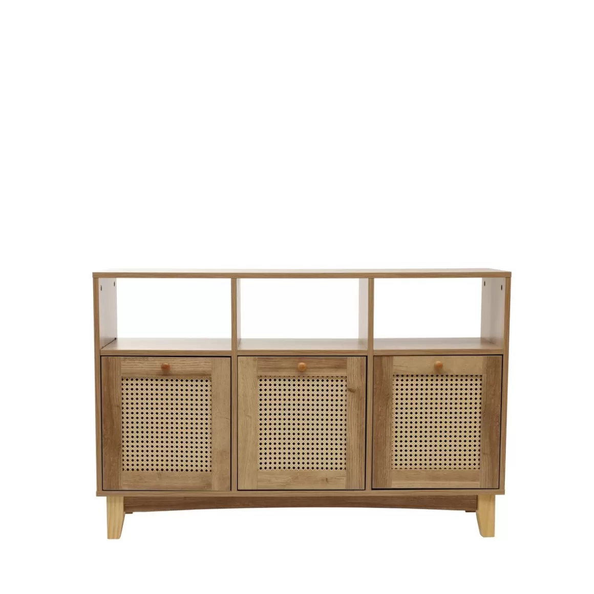 HOMLA Komoda Notto Z Rattanem 110X35X72 Cm