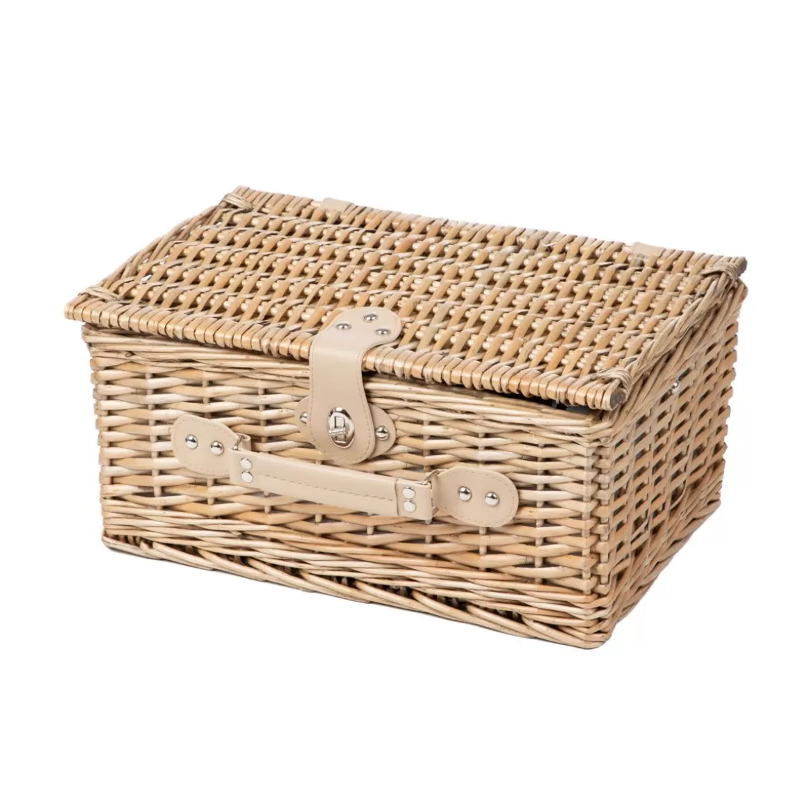 HOMLA Kosz Piknikowy Lorenzo Dla 2 Osob W Listki 38X26X18 Cm
