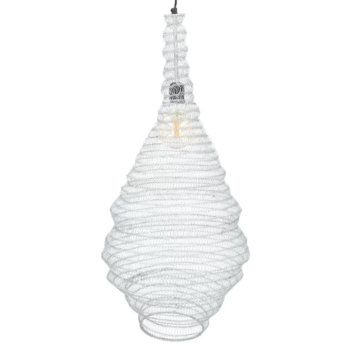 ATMOSPHERA Lampa Ali Sufitowa Srebrna 82 Cm