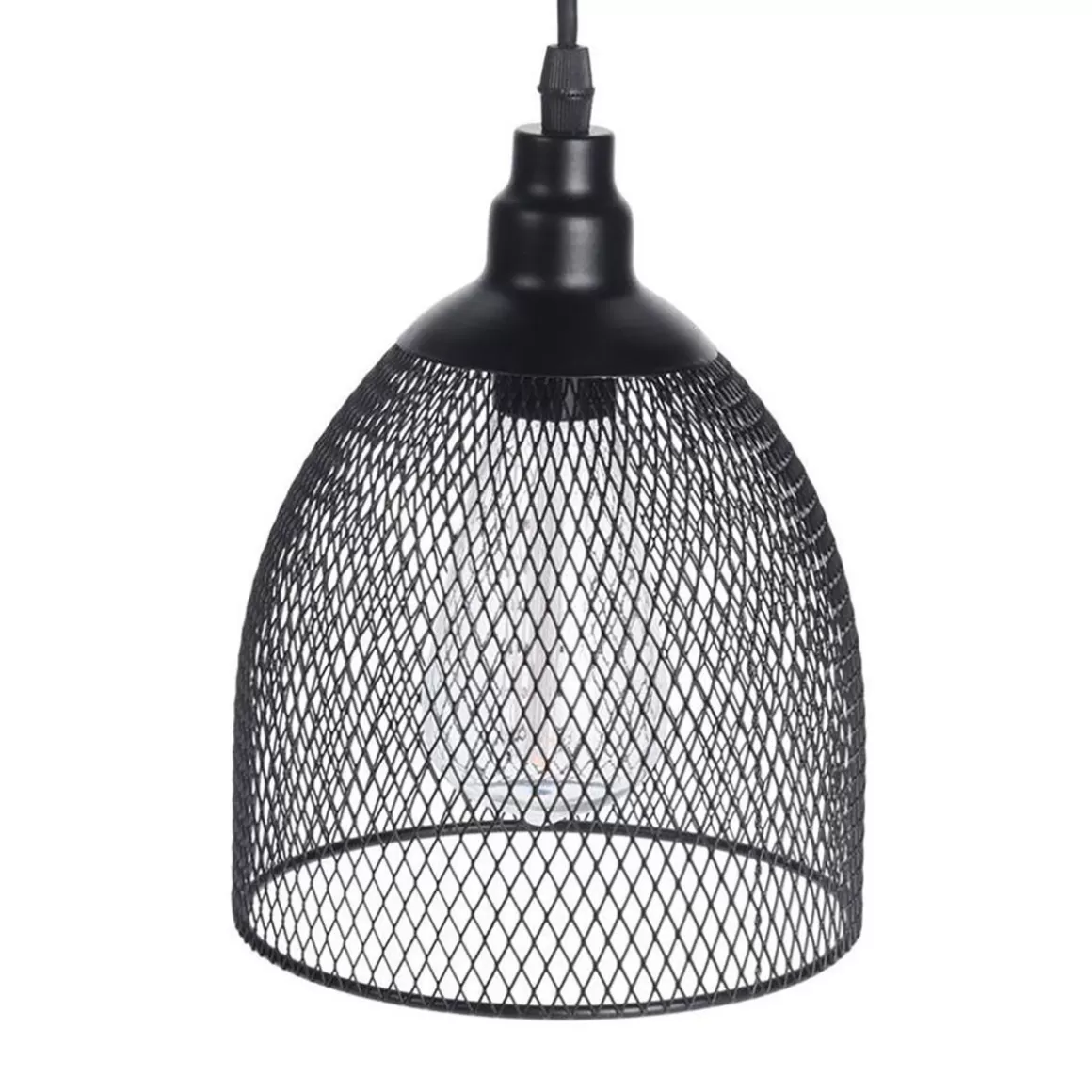 KOOPMAN Lampa Atros Wiszaca Czarna 21X16 Cm