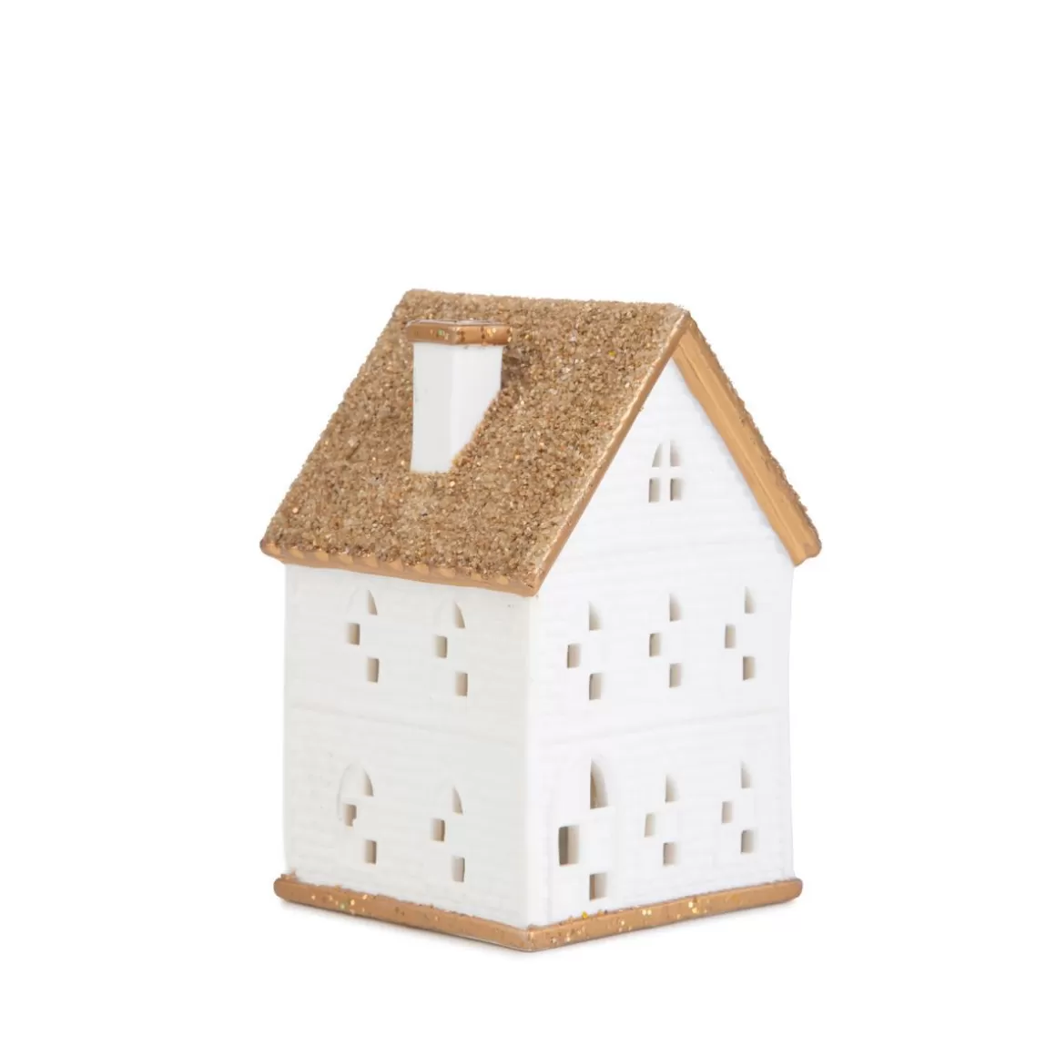 HOMLA Lampion Coro Z Brokatowym Dachem 6,8X6,5X10 Cm