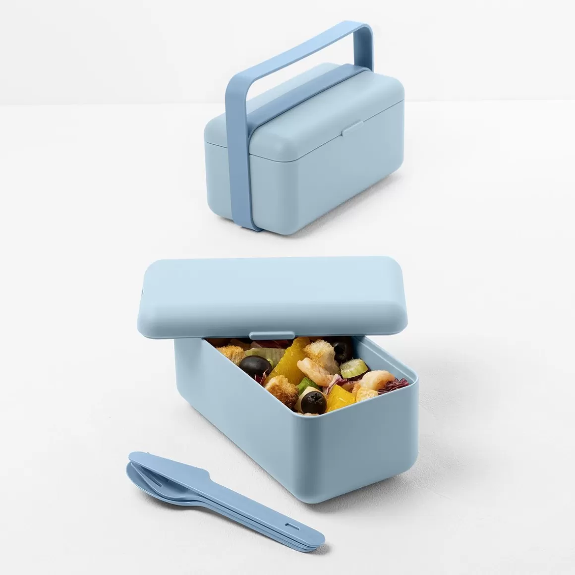 BLIM Lunchbox Bauletto Niski Blekitny 18X9,5X13,5 Cm