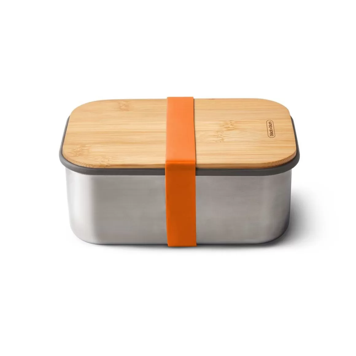 BLACK+BLUM Lunchbox Orange Stalowy Na Kanapke L 19X13,5X7,5 Cm