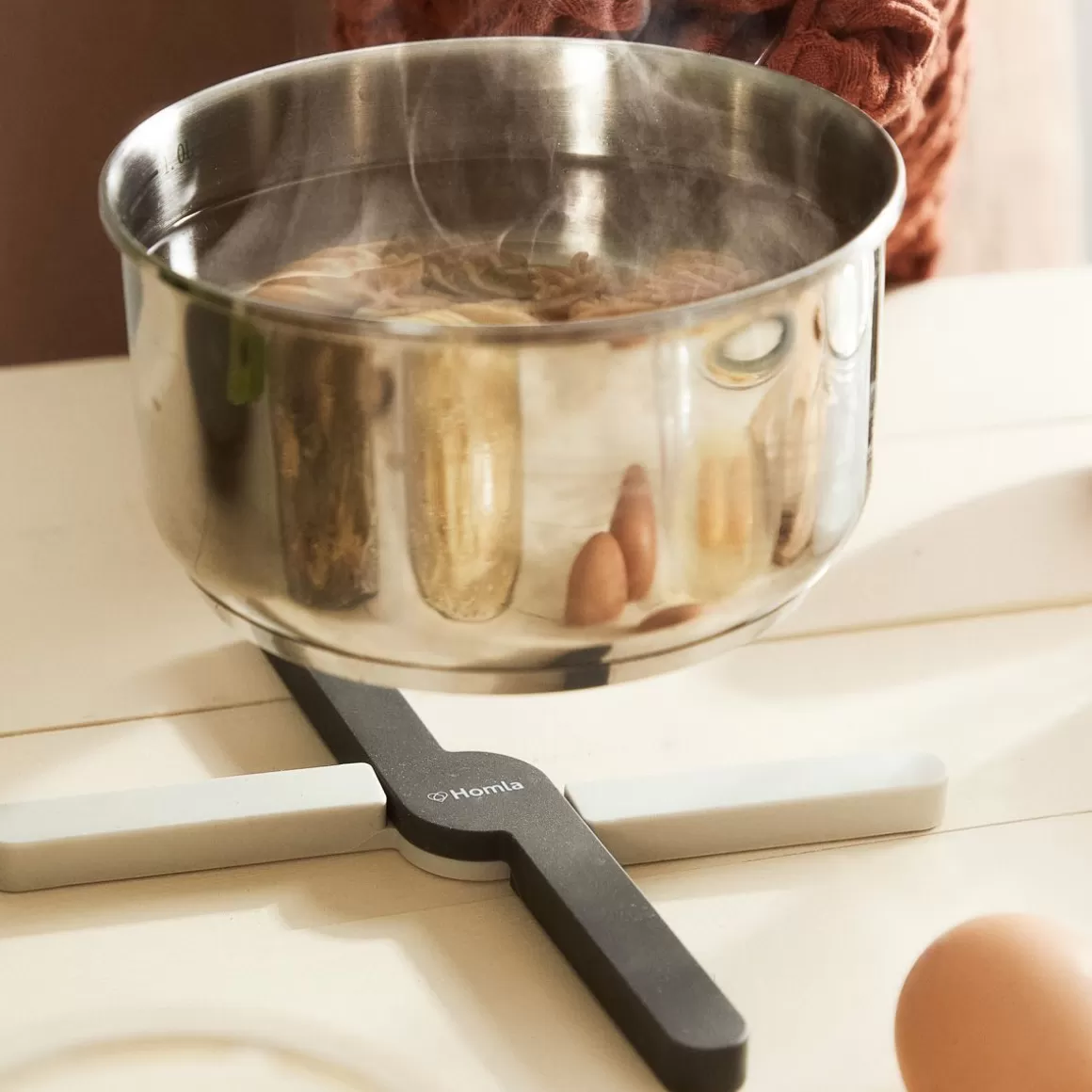 HOMLA Podstawka Easy Cook Pod Gorace Naczyńie Skladana Szara 20X3 Cm