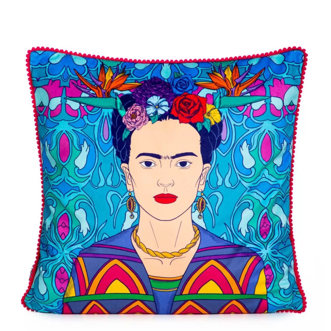 HOMLA Poszewka Frida Kahlo Z Lamowka 45X45 Cm